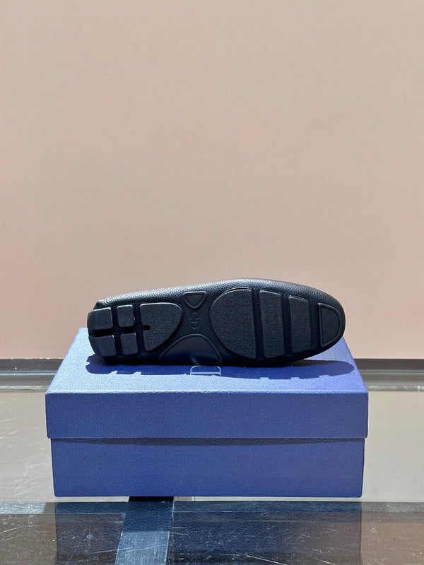 MOCASSINO CD ODÉON IN VITELLO BLU MARINO