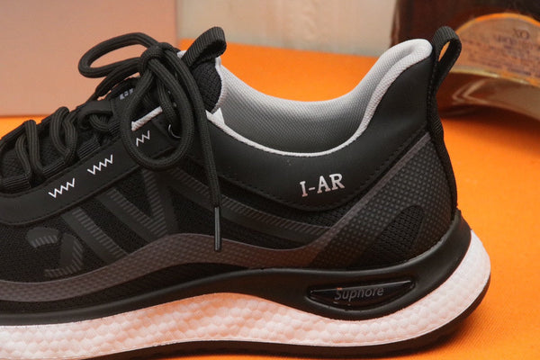 PRA SNEAKER IN BLACK BREATHABLE KNIT FABRIC