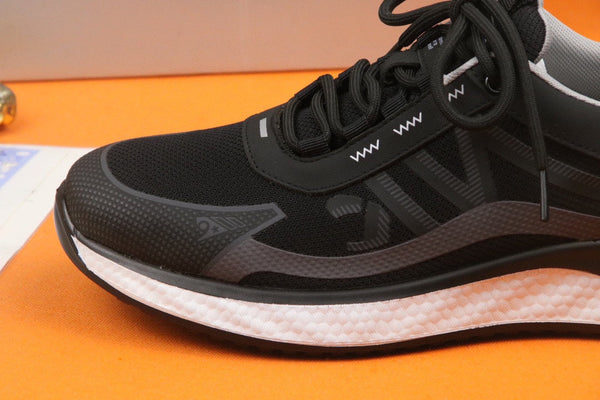 PRA SNEAKER IN BLACK BREATHABLE KNIT FABRIC