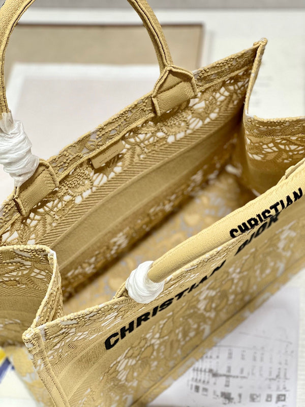 CD Mesh apricot Book Tote Bag Canvas 336534