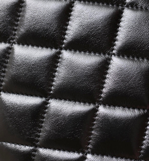 cc 24a flap bag 20cm top handle black lambskin gold hardware