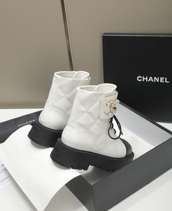 CC 26s Combat Boots Quilted Leather 194067