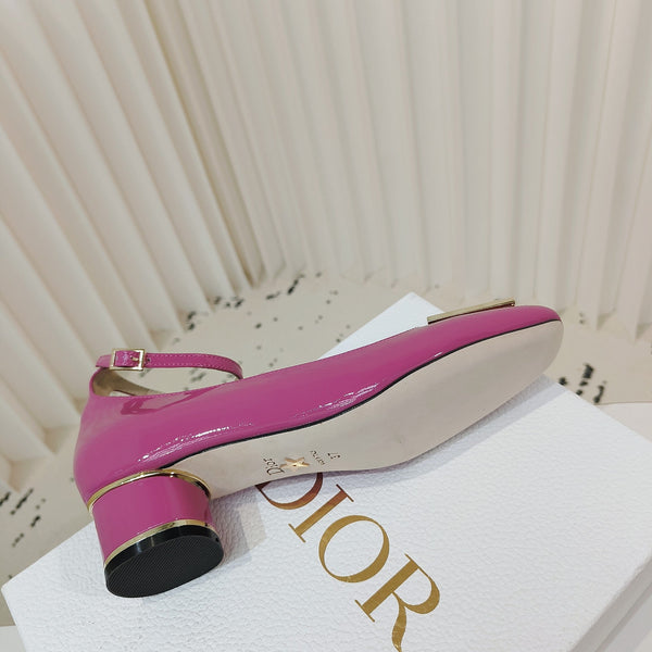 CD Miss Dior Pump 40mm In Deep Pink Cowhide 111330