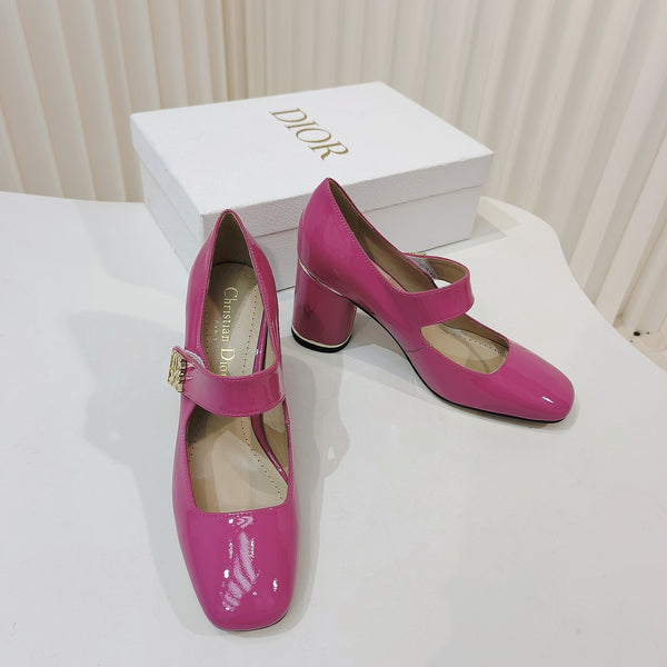 Miss Dior Pump 85mm In Deep Pink Cowhide 111357