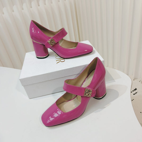 Miss Dior Pump 85mm In Deep Pink Cowhide 111357
