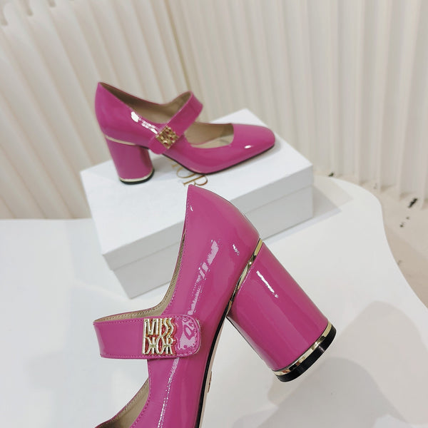 Miss Dior Pump 85mm In Deep Pink Cowhide 111357