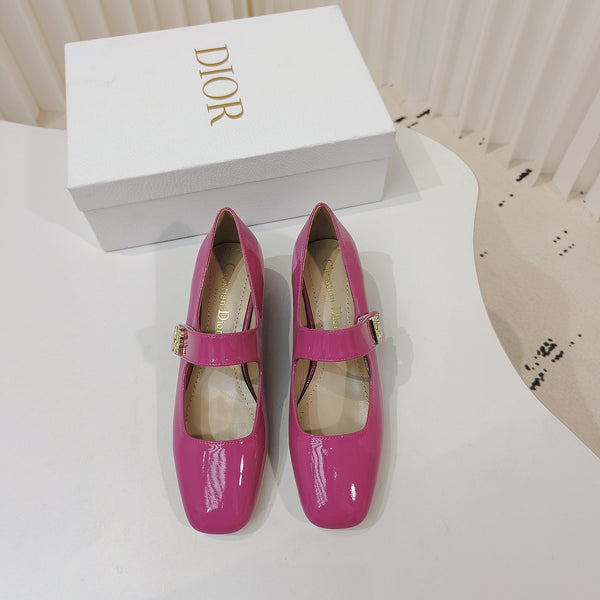 Miss Dior Pump 40mm In Deep Pink Cowhide 111346