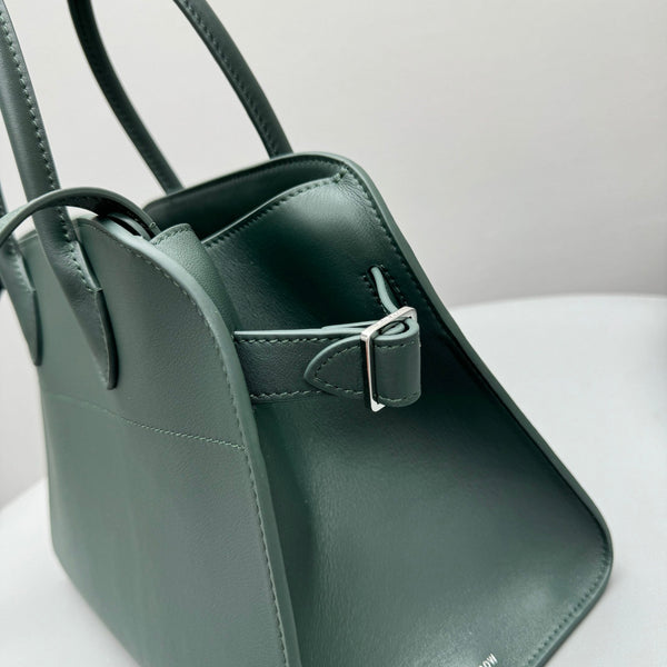 The Row Margaux 12 32cm Tote Bag In Smooth Calfskin