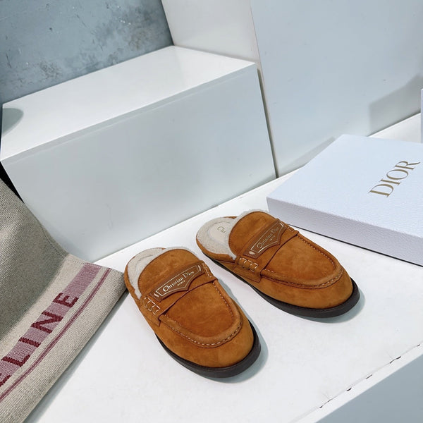 CD Boy Mule Brown Orange Suede