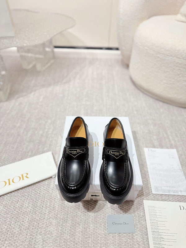 CD Boy Platform Loafer In Black Cowhide 988788