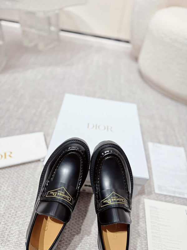 CD Boy Platform Loafer In Black Cowhide 988788