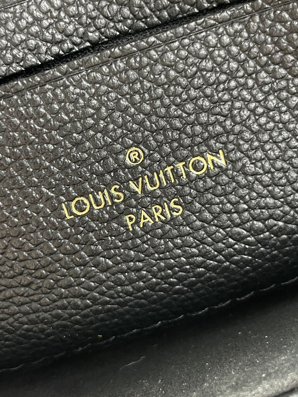 NANO MADELEINE 21 IN BLACK EMBOSSED CALFSKIN GOLD HARDWARE