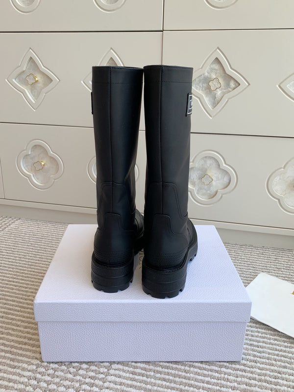 CD D-Scots Boot Black Calfskin 105126