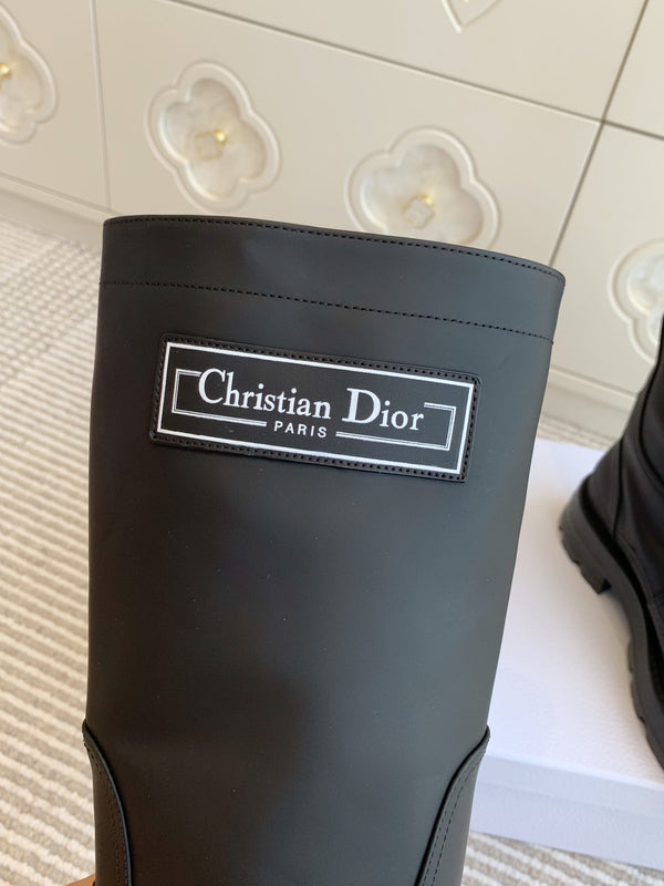 CD D-Scots Boot Black Calfskin 105126