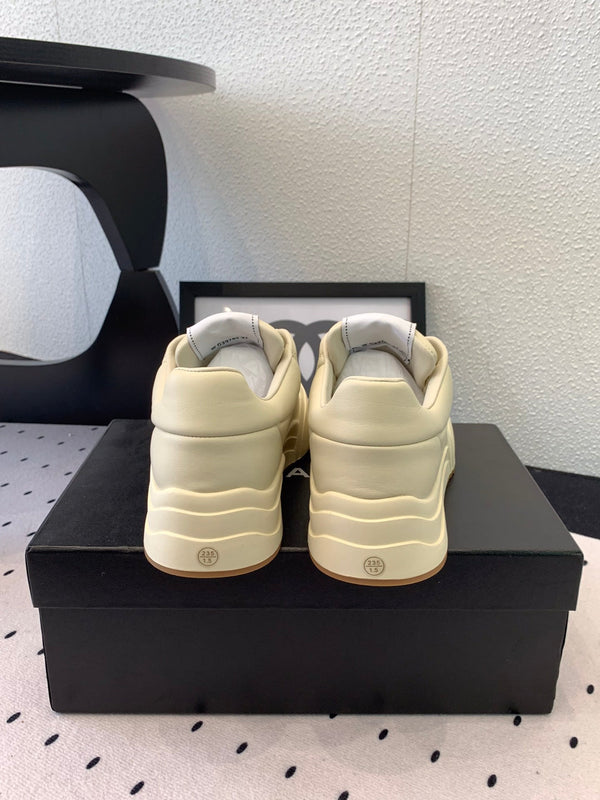 CC Sneaker 50mm In Ivory White Cowhide 147066