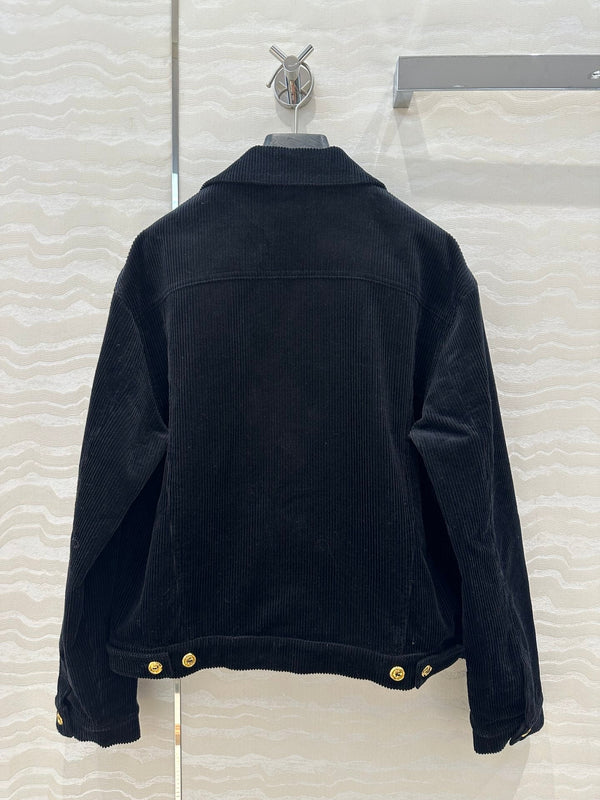 Miu Miu Corduroy Jacket Black Cotton