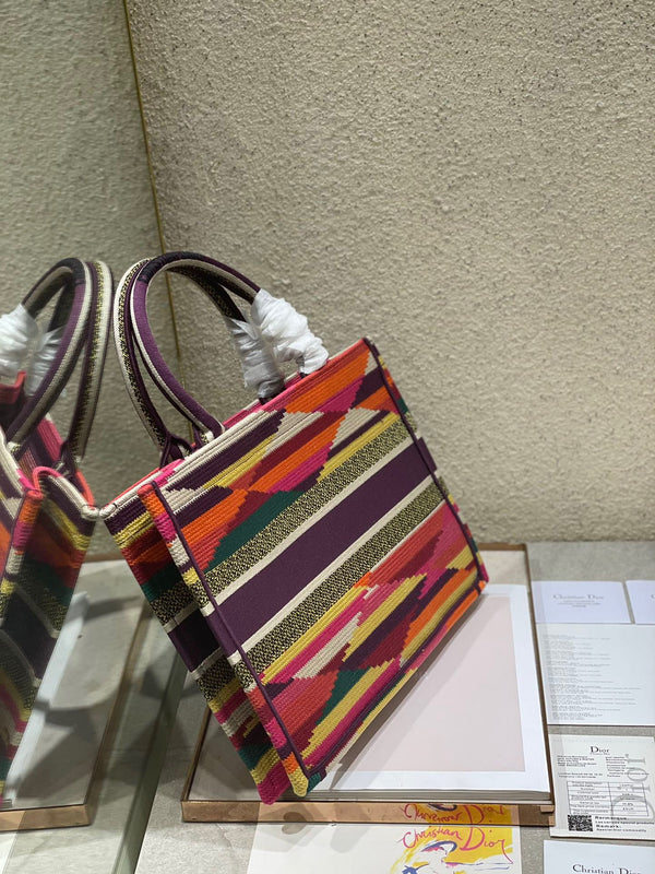 CD Electrical Rainbow Book Tote Bag Canvas 336540