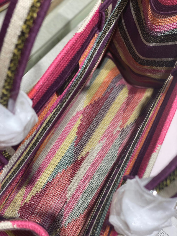 CD Electrical Rainbow Book Tote Bag Canvas 336540