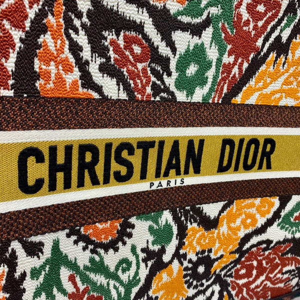 CD Yellow Five-color Flower Book Tote 42cm Bag Canvas 336579