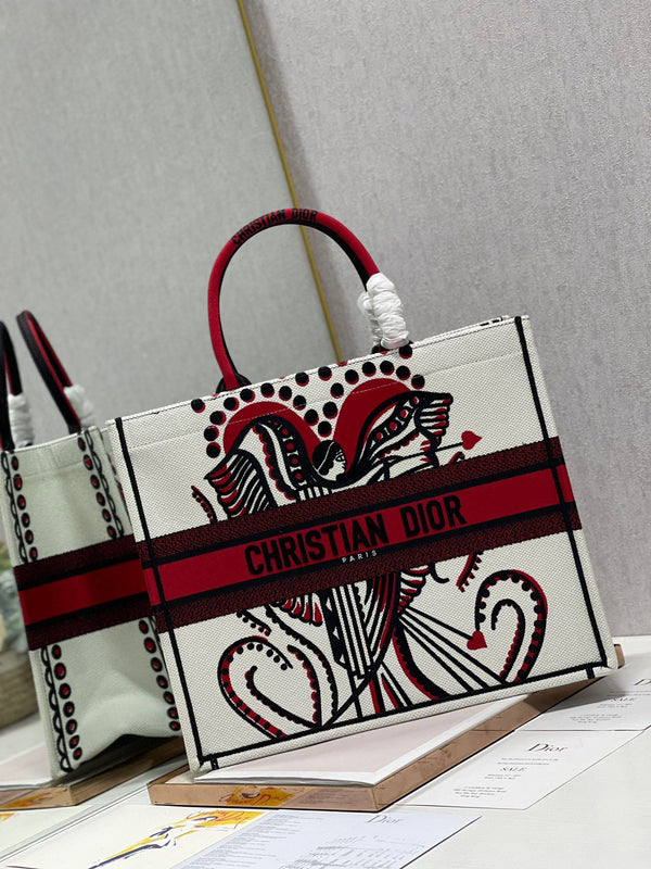 CD Heart-shaped Portrait Book Tote 42cm Bag Canvas 336573