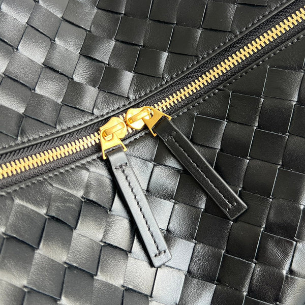 BV Loop Weekender 38cm Black Calfskin