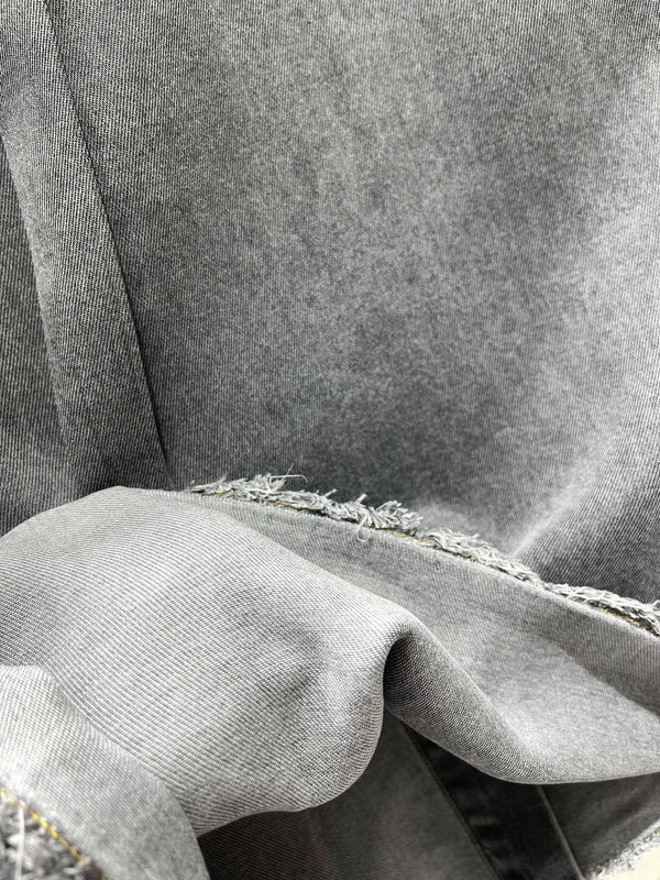 Miu Miu Denim Shirt Smoky Grey Cotton