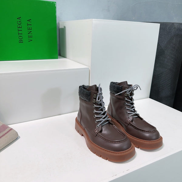 BV 25s Haddock Lace-Up Ankle Boot 45mm Brown Cowhide Rubber 180293