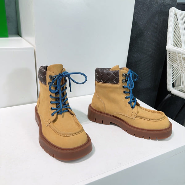 BV 25s Haddock Lace-Up Ankle Boot 45mm Light Brown Cowhide Rubber 180294