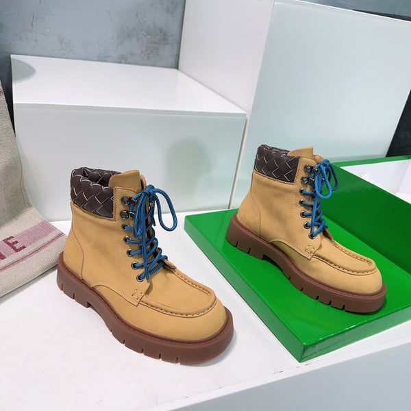 BV 25s Haddock Lace-Up Ankle Boot 45mm Light Brown Cowhide Rubber 180294