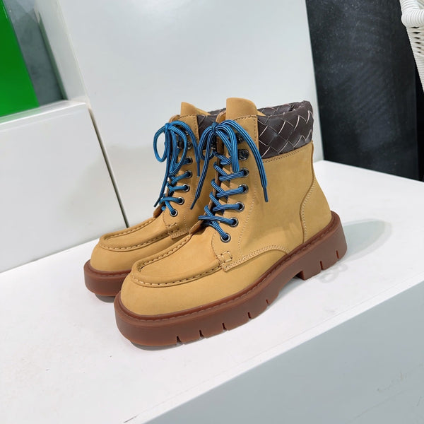 BV 25s Haddock Lace-Up Ankle Boot 45mm Light Brown Cowhide Rubber 180294