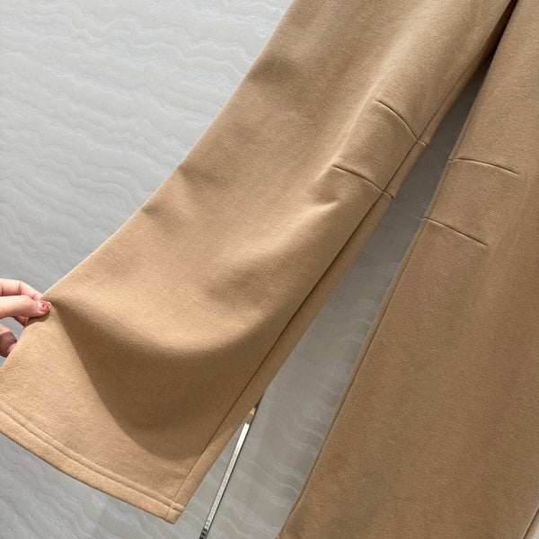 Miu Miu Fake Two-piece Pant Brown Cotton