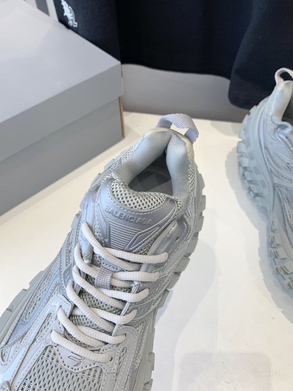 CHUNKY SNEAKERS IN BOMBAY GRAY POLYURETHANE, POLYESTER AND NYLON