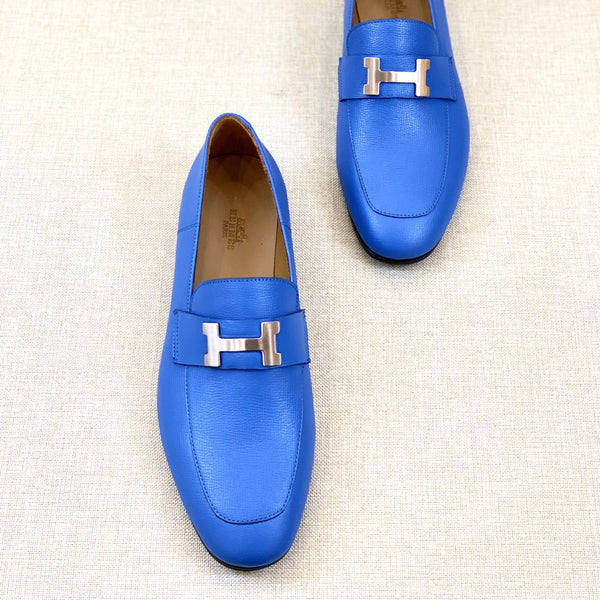 HM Men's Paris Loafer Cobalt Calfskin 539694