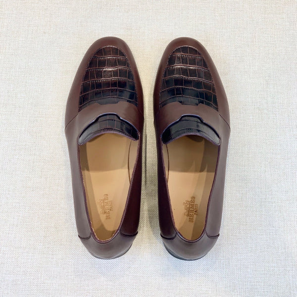 HM Men's Loafer Brown Calfskin 539703