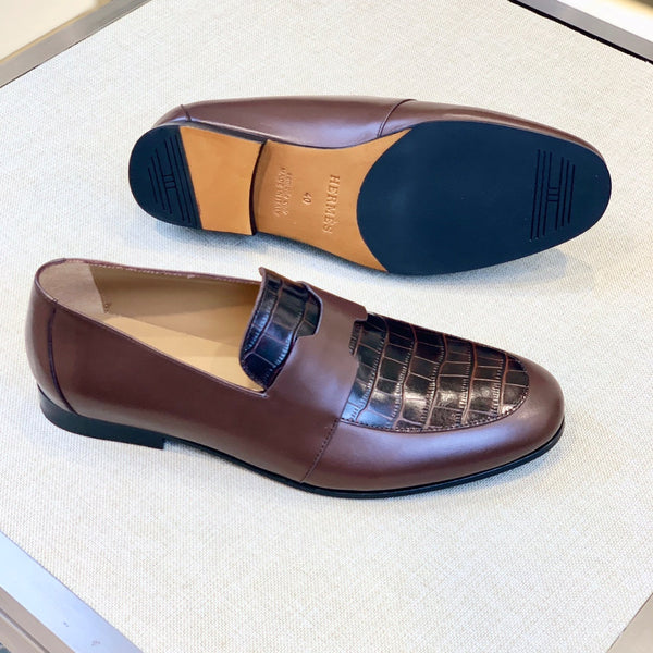 HM Men's Loafer Brown Calfskin 539703