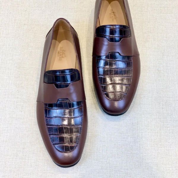 HM Men's Loafer Brown Calfskin 539703