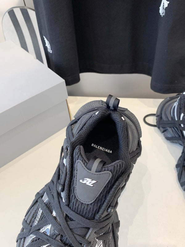 SNEAKER EXTREME LACE 3XL NERO MIX BIANCO