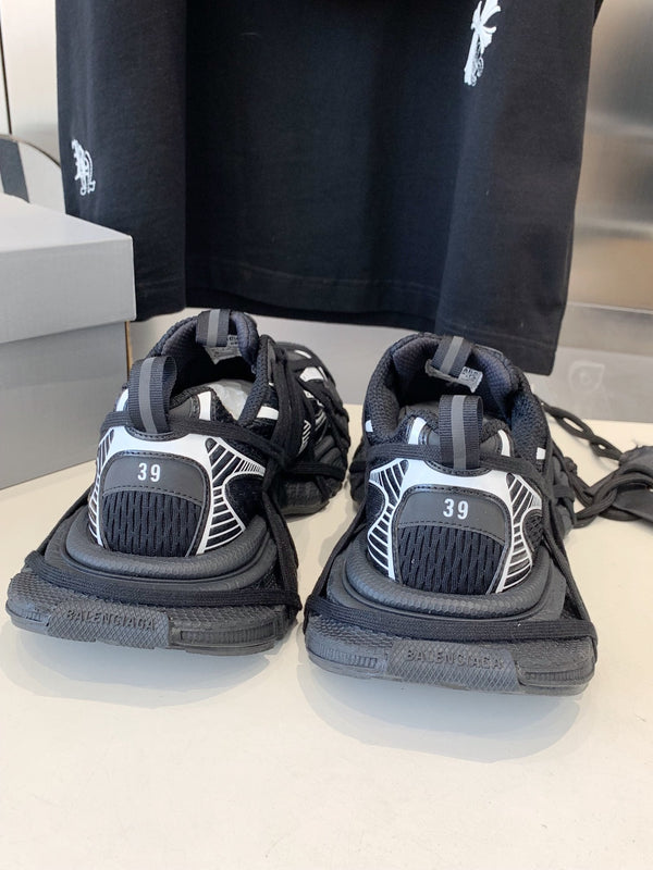 SNEAKER EXTREME LACE 3XL NERO MIX BIANCO