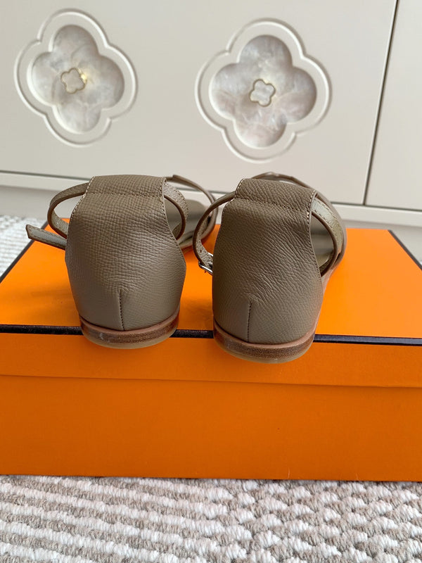 HM 25 Santorini Etoupe Epsom Pelle di vitello