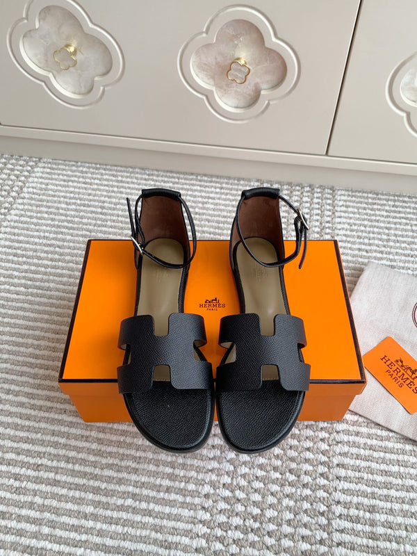 HM 25 Santorini Black Epsom Leather Etoupe Calfskin