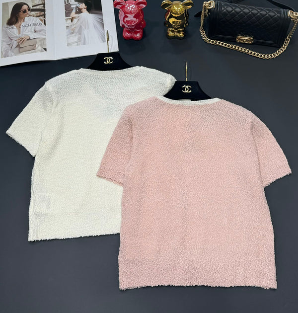 Miu 25 V- Neck Shirt Wool 232747