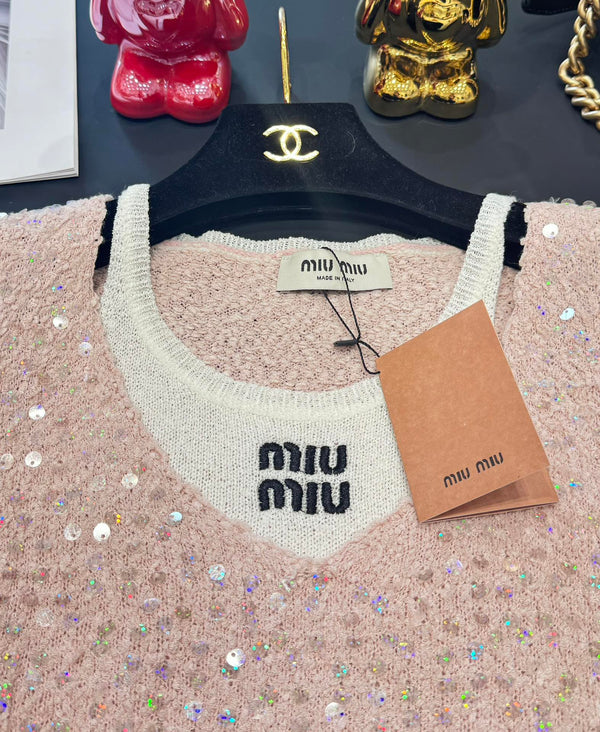 Miu 25 V- Neck Shirt Wool 232747