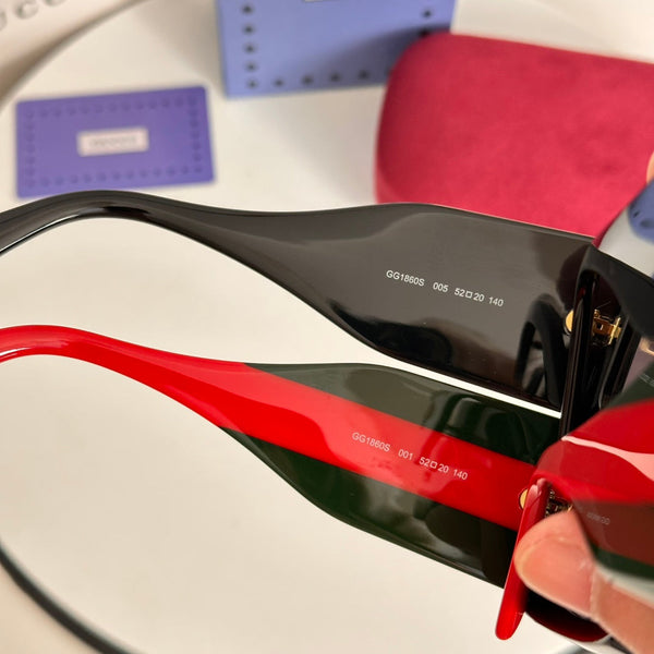 CHUNKY GEOMETRIC FRAME SUNGLASSES GG1860S IN ACETATE