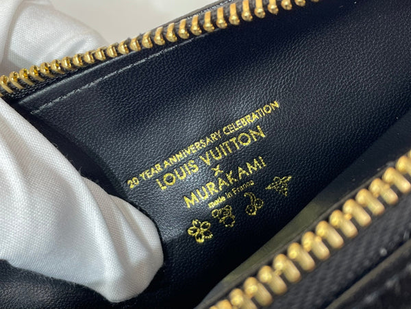 LV x TM Coussin BB 21cm Nero Multicolore Pelle di agnello con monogramma in rilievo