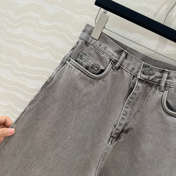 CD Straight Jeans Gray cotton