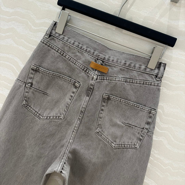 CD Straight Jeans Gray cotton