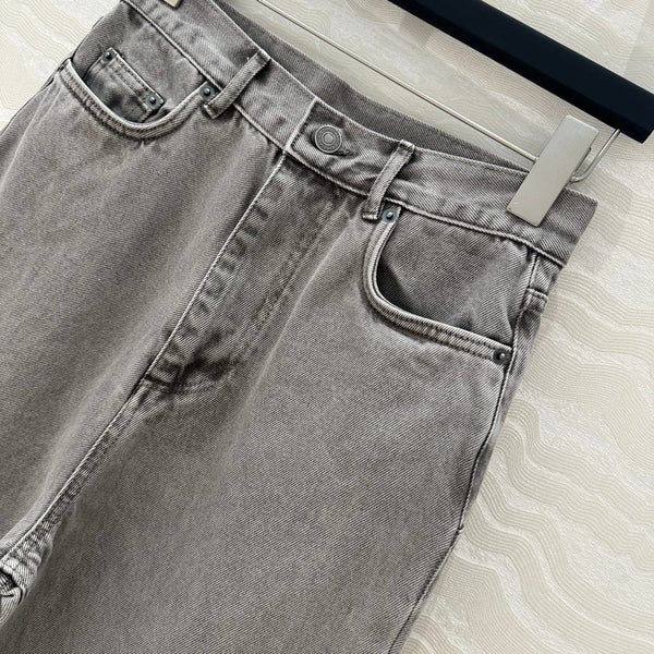 CD Straight Jeans Gray cotton