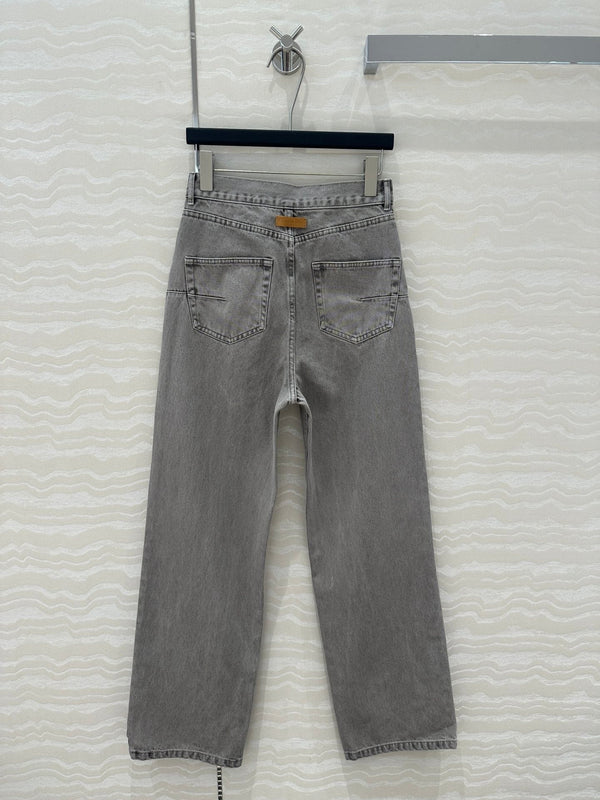 CD Straight Jeans Gray cotton