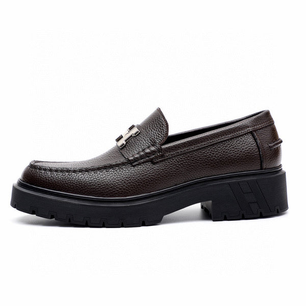 HM Men's Loafer Dark Brown Cowhide 616532