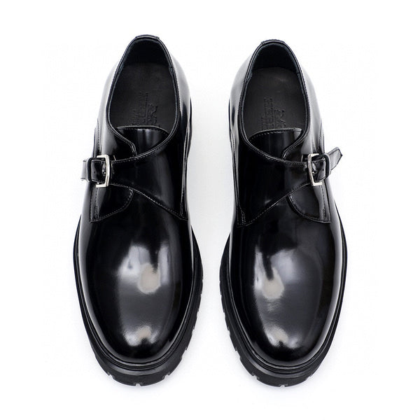 HM Men's Loafer Black Patent Leather 616538